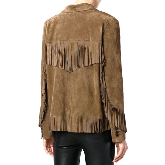 Fringe Suede Curtis Jacket 48 